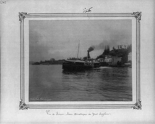Beykoz kıyısı ve yerleşimi, 1880–1893 tarihî görünümü
