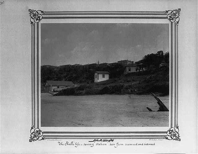 Şile cankurtaran istasyonu ve kıyısı, 1880–1893 tarihî görünümü